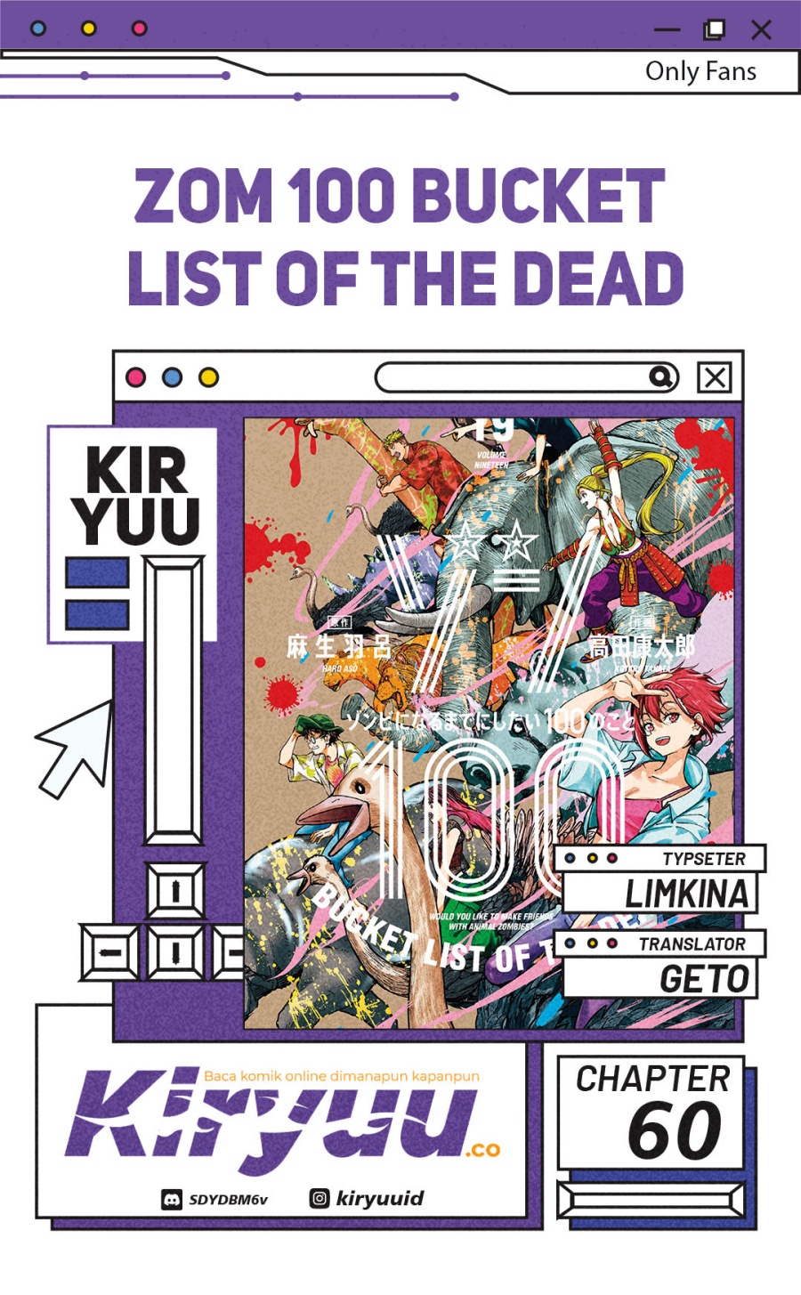 Baca Komik Zombie 100 ~Zombie ni Naru Made ni Shitai 100 no Koto~ Chapter 60 Gambar 1