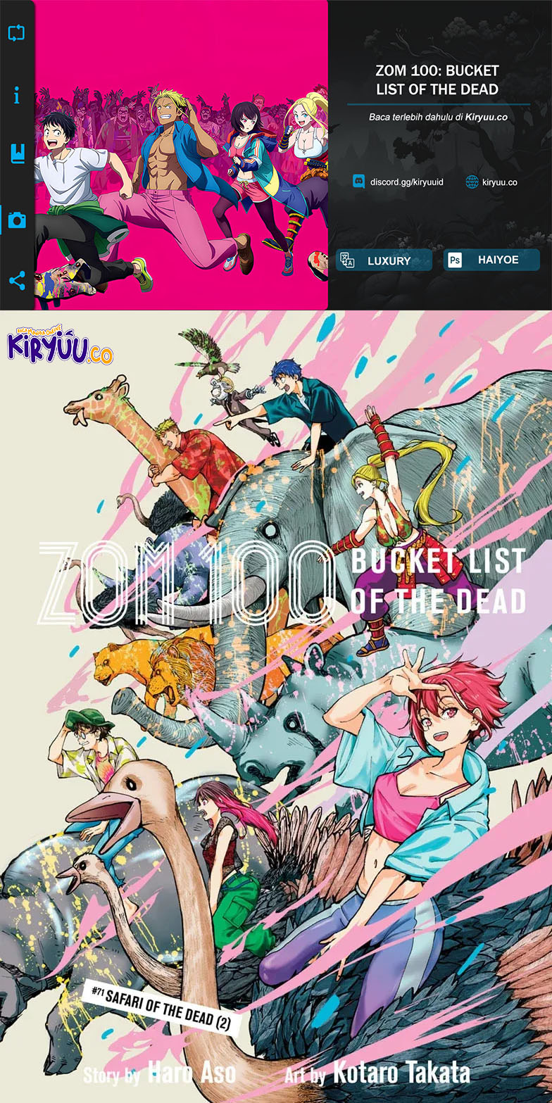 Baca Komik Zombie 100 ~Zombie ni Naru Made ni Shitai 100 no Koto~ Chapter 71 Gambar 1