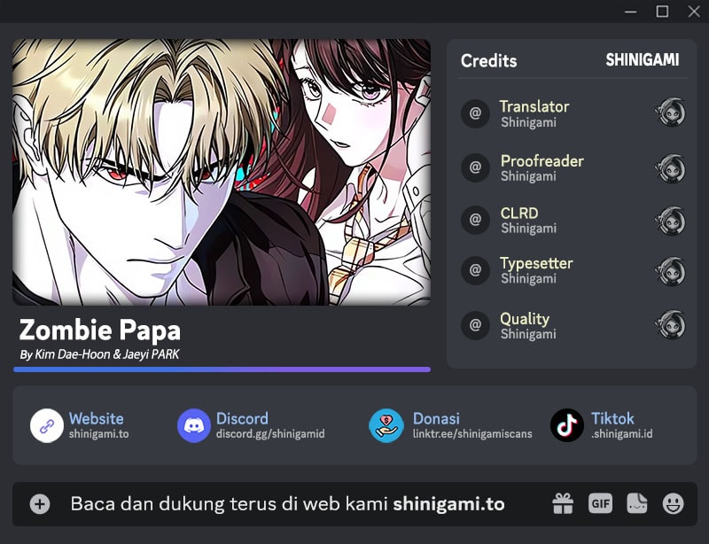 Baca Komik Zombie Papa Chapter 3 Gambar 1