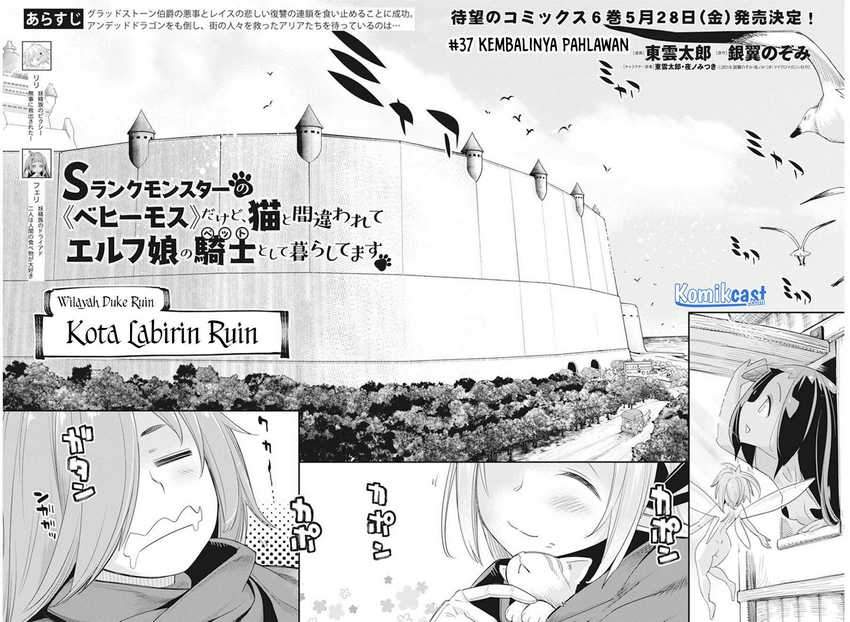 S-Rank Monster no Behemoth Dakedo, Neko to Machigawarete Erufu Musume no Kishi (Pet) Toshite Kurashitemasu Chapter 37 Gambar 5