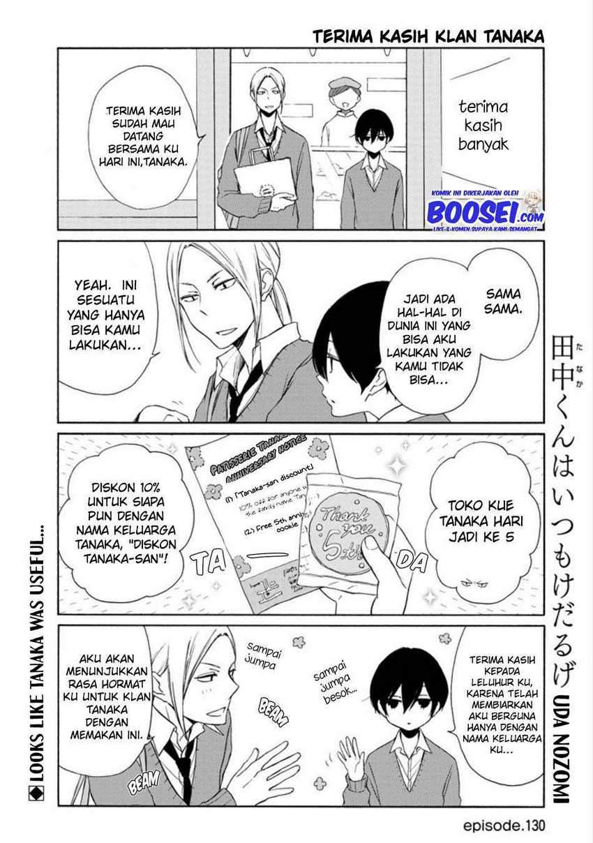 Tanaka-kun wa Itsumo Kedaruge Chapter 130 Gambar 3