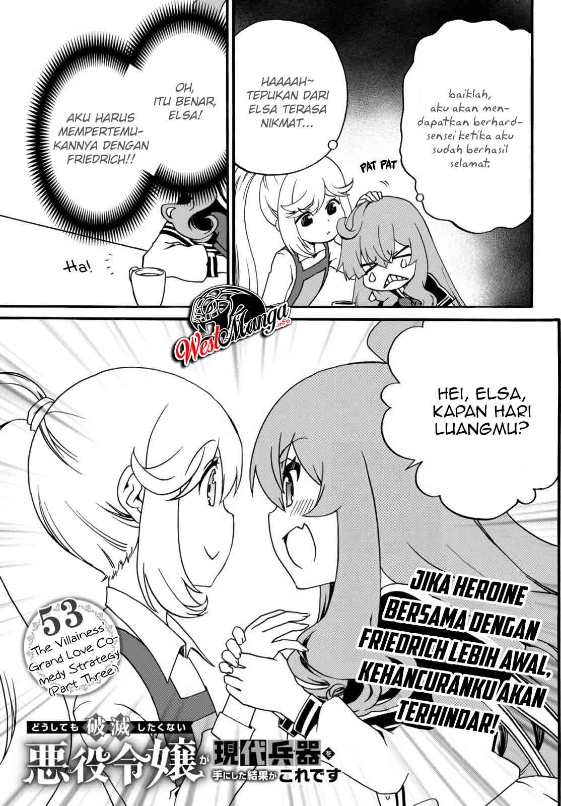 The Villainess Will Crush Her Destruction End Through Modern Firepower Chapter 53 Gambar 3