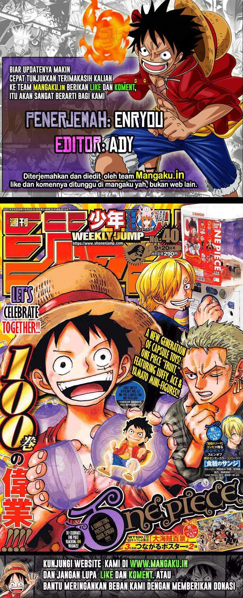 Baca Komik One Piece Chapter 1024 HD Gambar 1