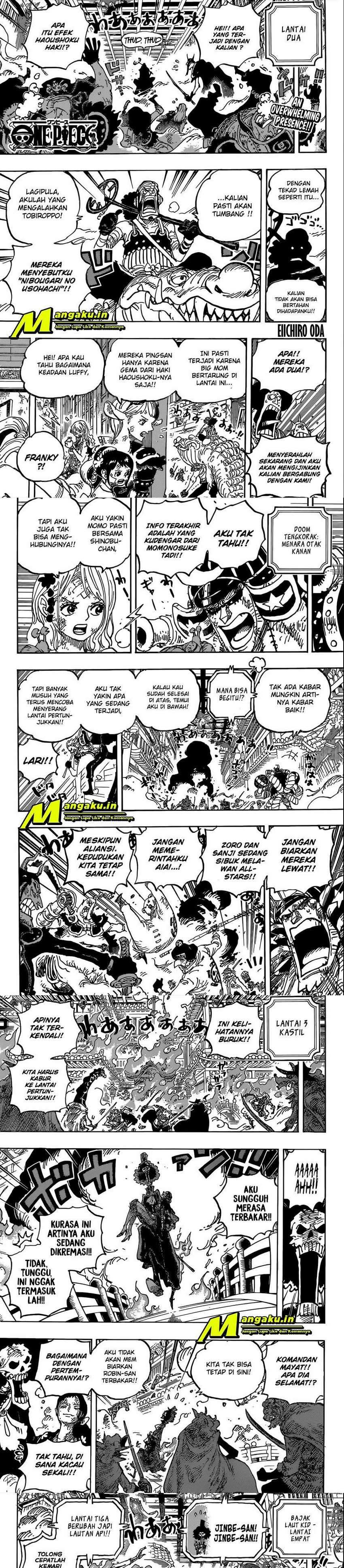 One Piece Chapter 1024 HD Gambar 3