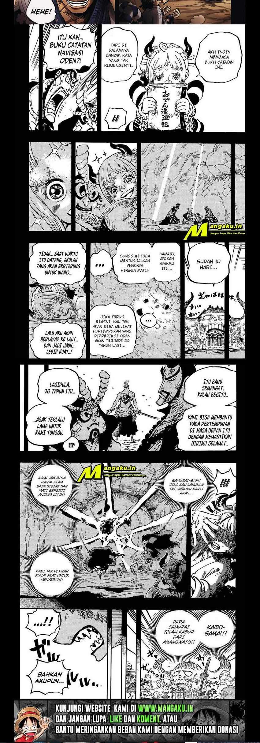 One Piece Chapter 1024 HD Gambar 7