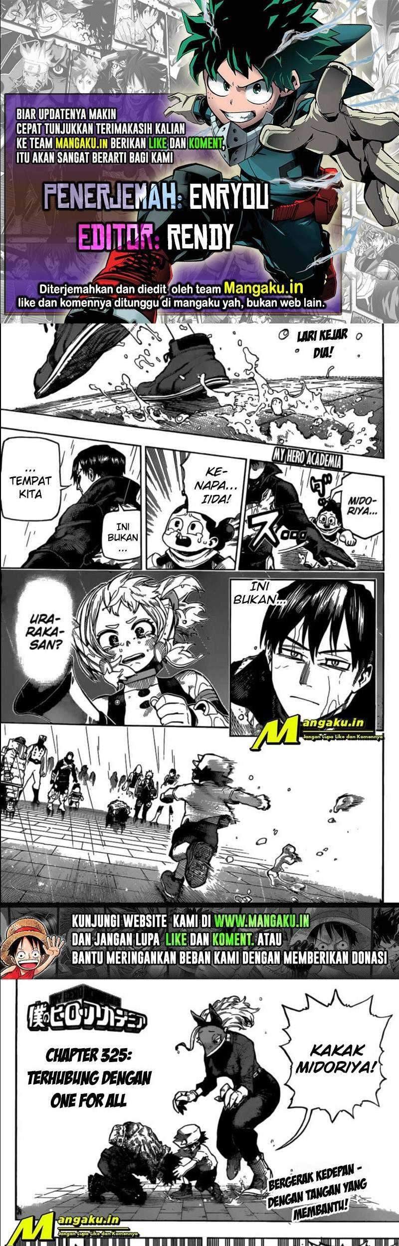 Baca Komik Boku no Hero Academia Chapter 325 Gambar 1