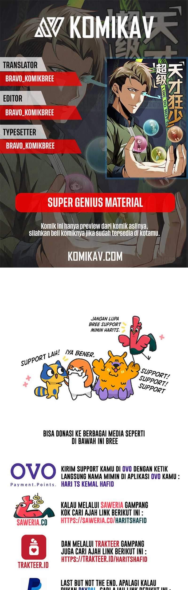 Baca Komik Super Genius Material Chapter 01 Gambar 1