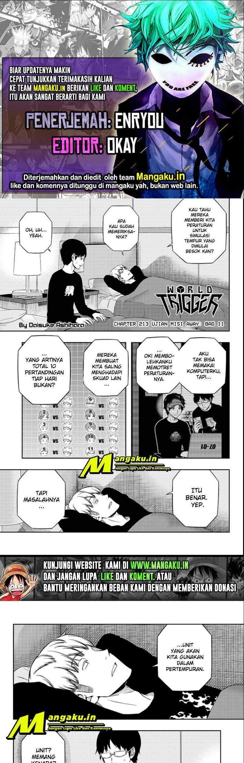 Baca Komik World Trigger Chapter 213 Gambar 1