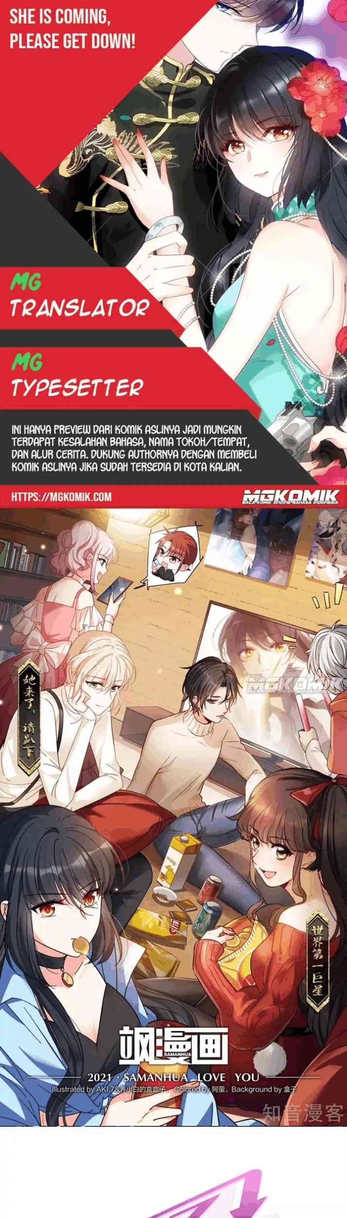 Baca Komik She Is Coming, Please Get Down! Chapter 34.1 Gambar 1