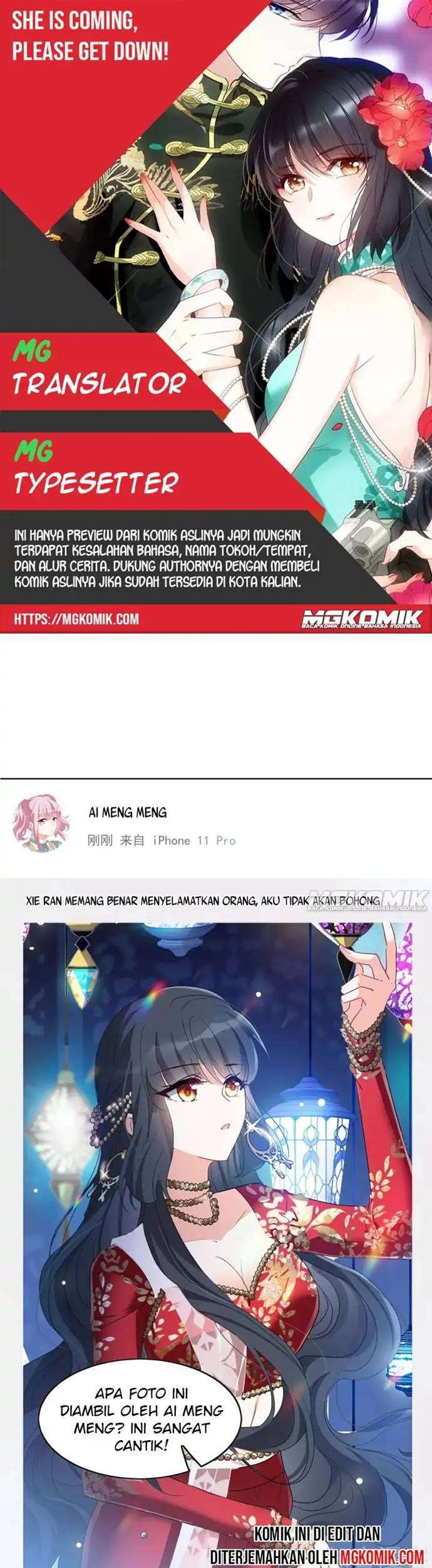 Baca Komik She Is Coming, Please Get Down! Chapter 32.1 Gambar 1