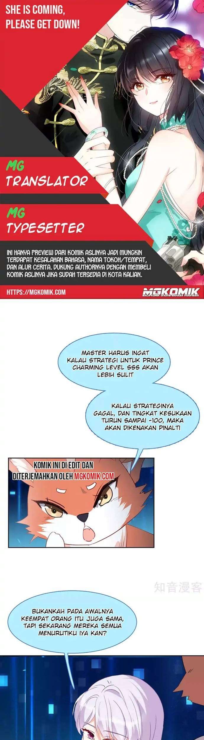 Baca Komik She Is Coming, Please Get Down! Chapter 28.3 Gambar 1