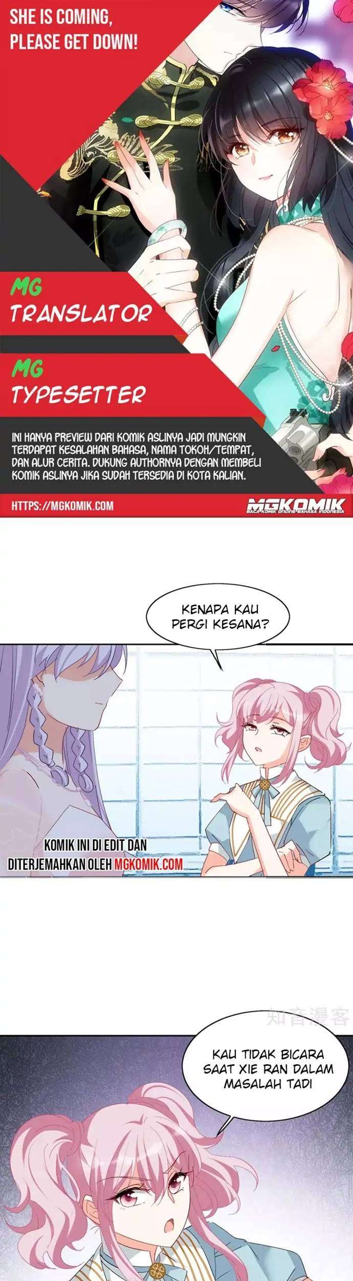 Baca Komik She Is Coming, Please Get Down! Chapter 28.2 Gambar 1
