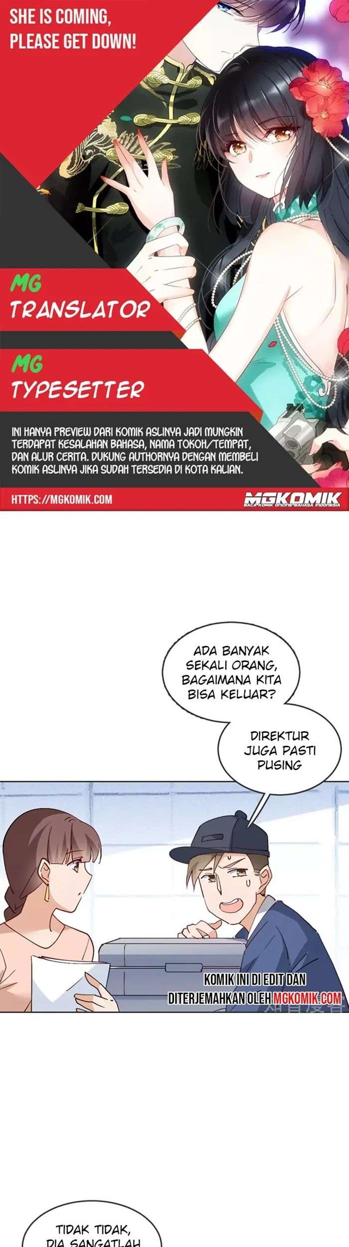 Baca Komik She Is Coming, Please Get Down! Chapter 27.2 Gambar 1