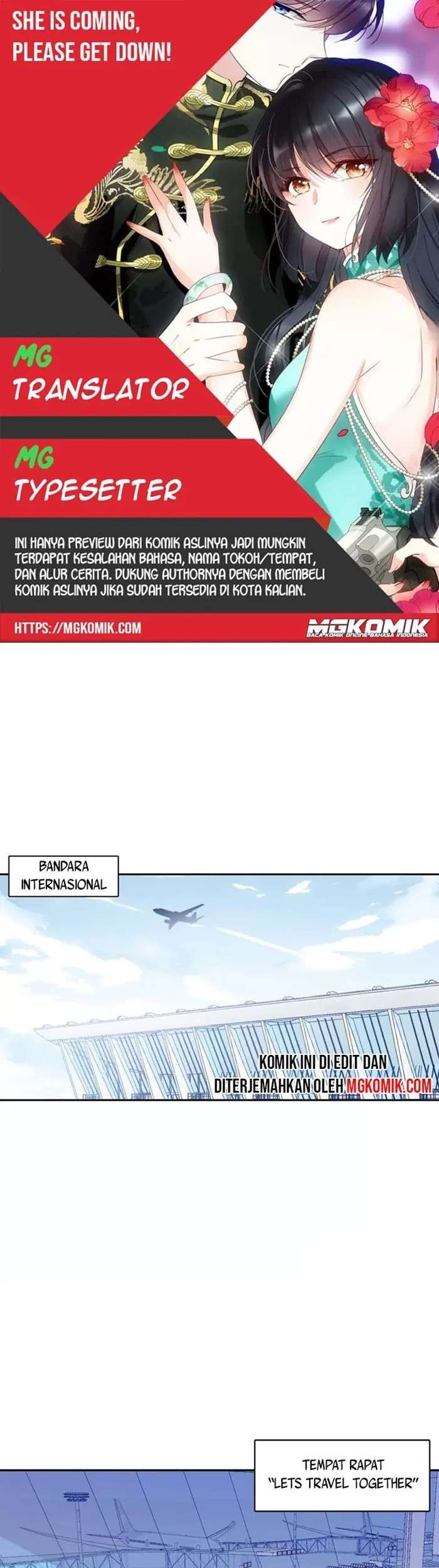 Baca Komik She Is Coming, Please Get Down! Chapter 27.1 Gambar 1