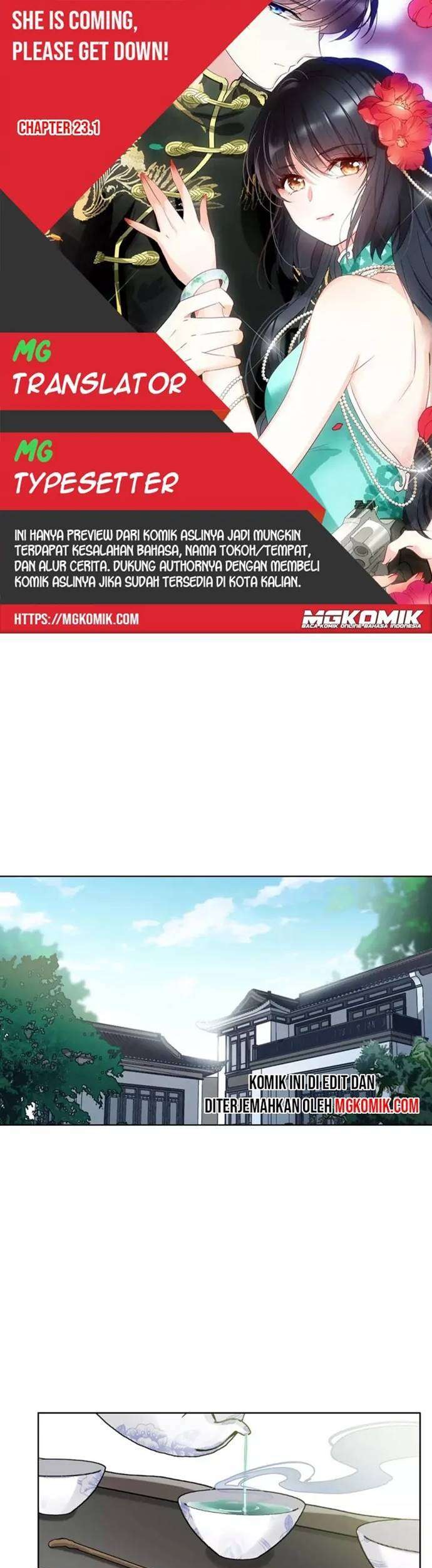 Baca Komik She Is Coming, Please Get Down! Chapter 23 Gambar 1