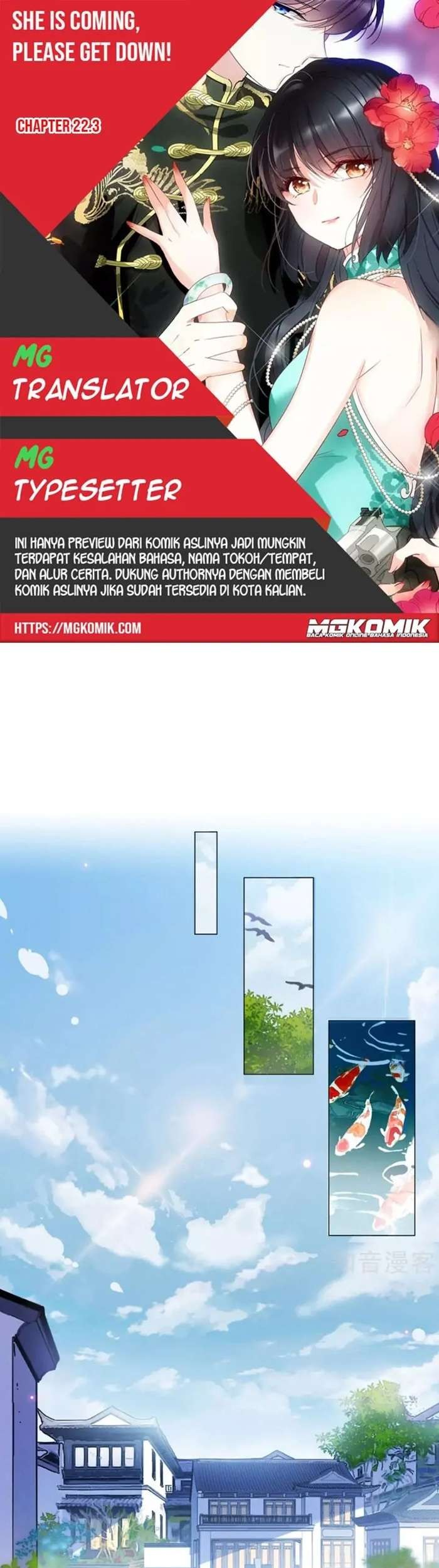 Baca Komik She Is Coming, Please Get Down! Chapter 22.3 Gambar 1