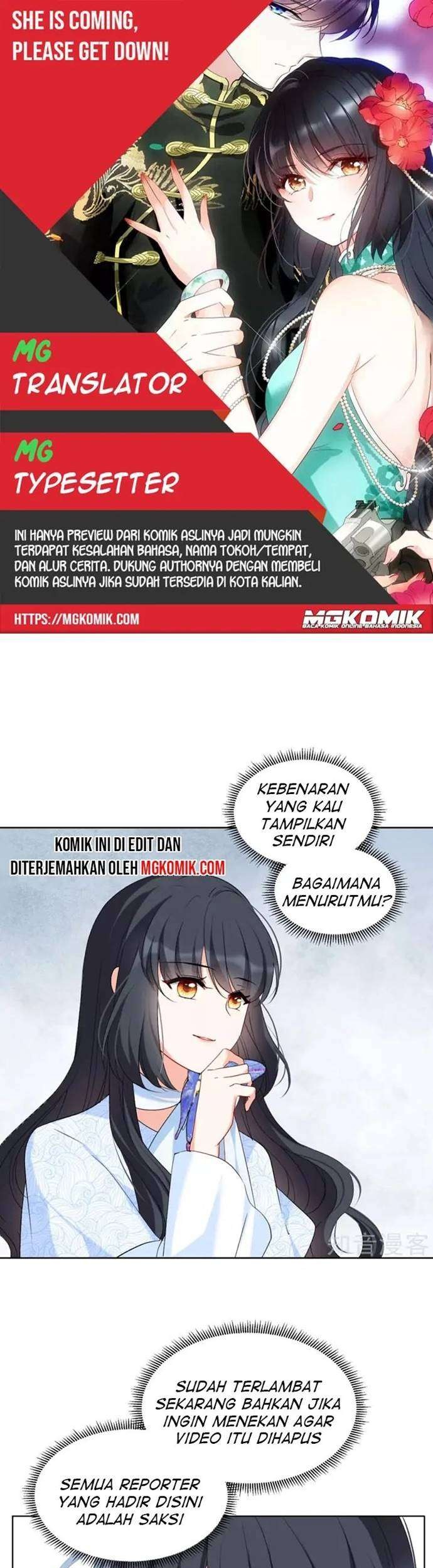 Baca Komik She Is Coming, Please Get Down! Chapter 18.2 Gambar 1