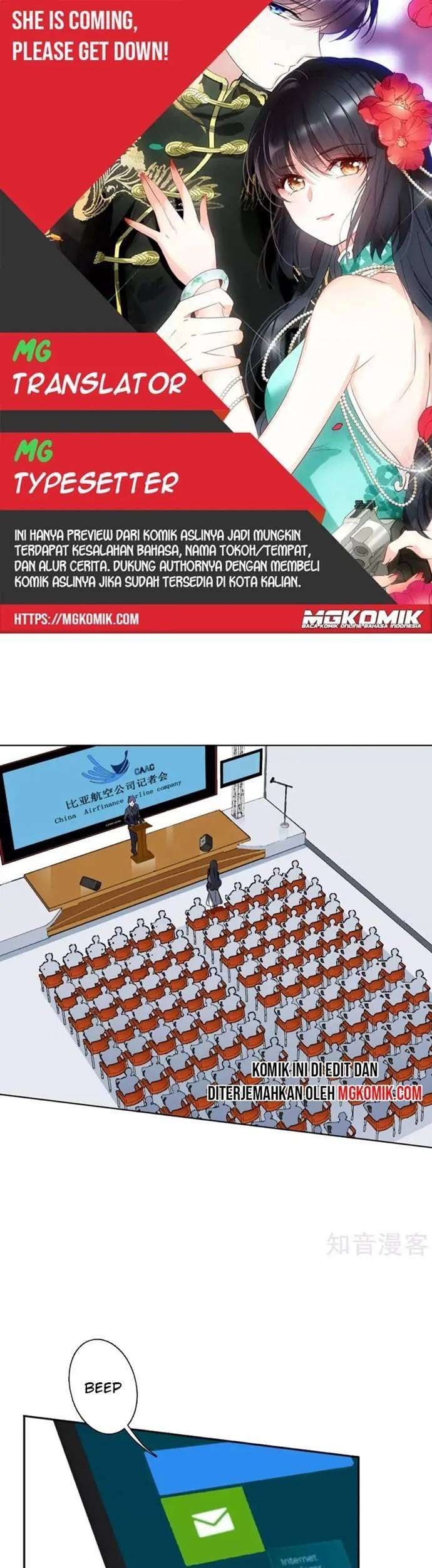 Baca Komik She Is Coming, Please Get Down! Chapter 18.1 Gambar 1