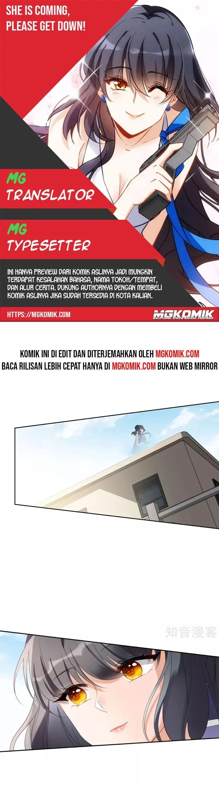 Baca Komik She Is Coming, Please Get Down! Chapter 14.2 Gambar 1