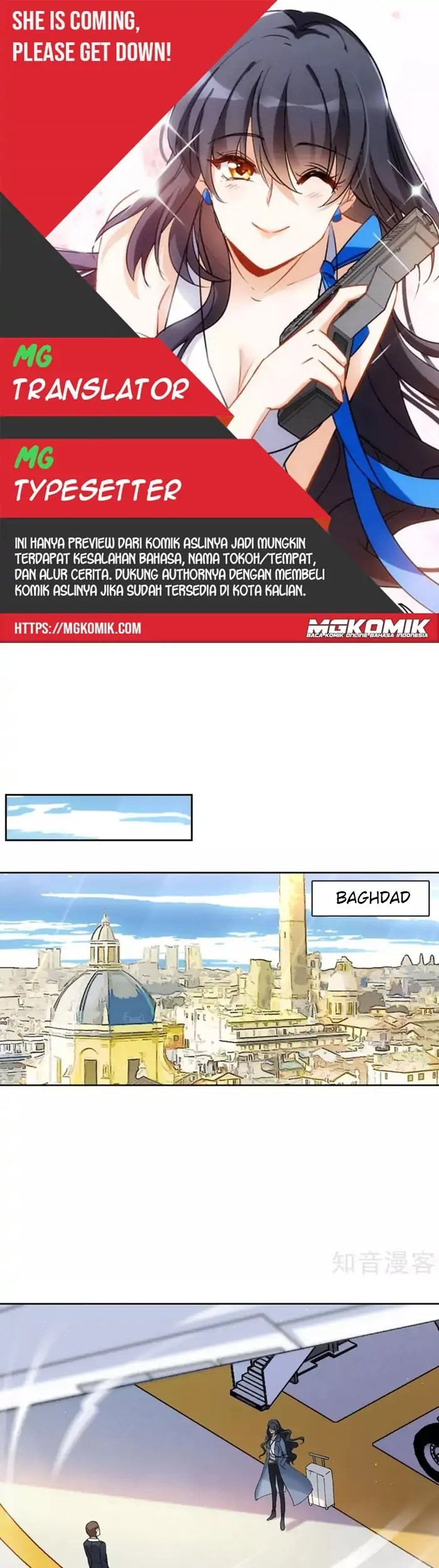 Baca Komik She Is Coming, Please Get Down! Chapter 12.1 Gambar 1