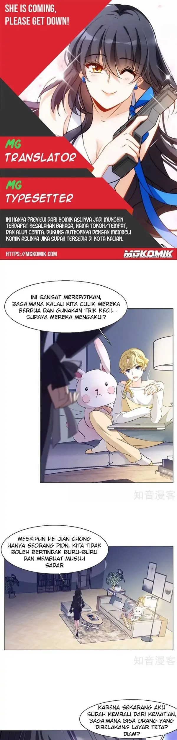 Baca Komik She Is Coming, Please Get Down! Chapter 6.2 Gambar 1