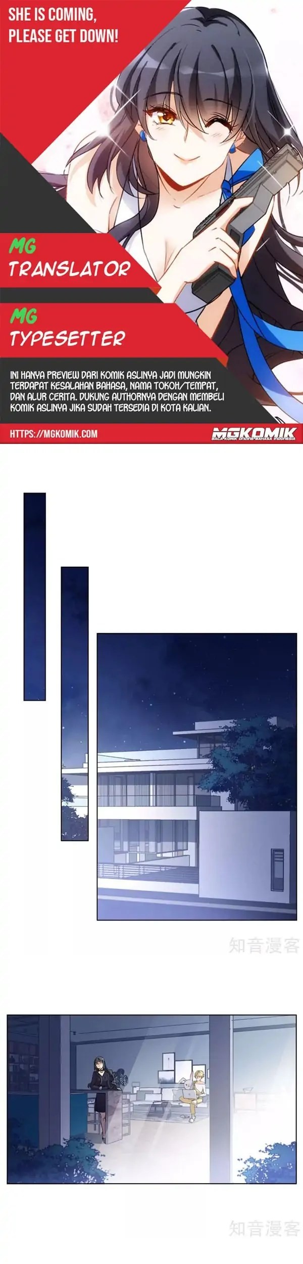Baca Komik She Is Coming, Please Get Down! Chapter 6.1 Gambar 1