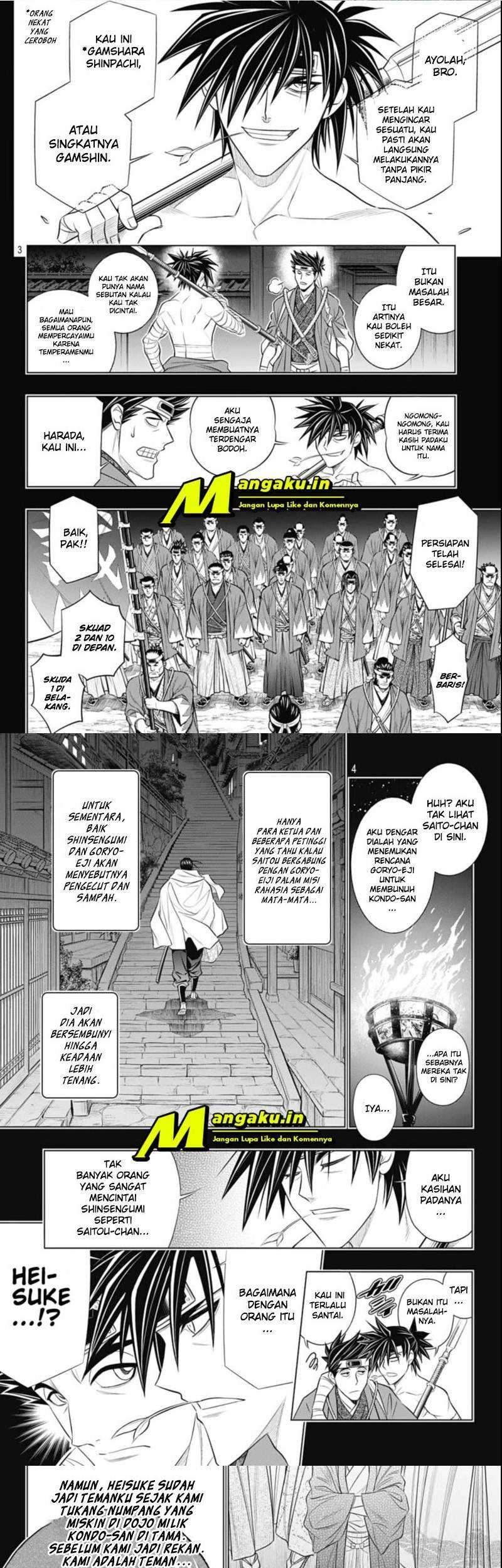 Rurouni Kenshin: Meiji Kenkaku Romantan – Hokkaido-hen Chapter 37.1 Gambar 3