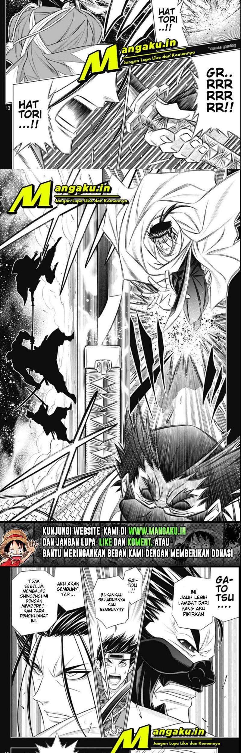 Rurouni Kenshin: Meiji Kenkaku Romantan – Hokkaido-hen Chapter 37.1 Gambar 9