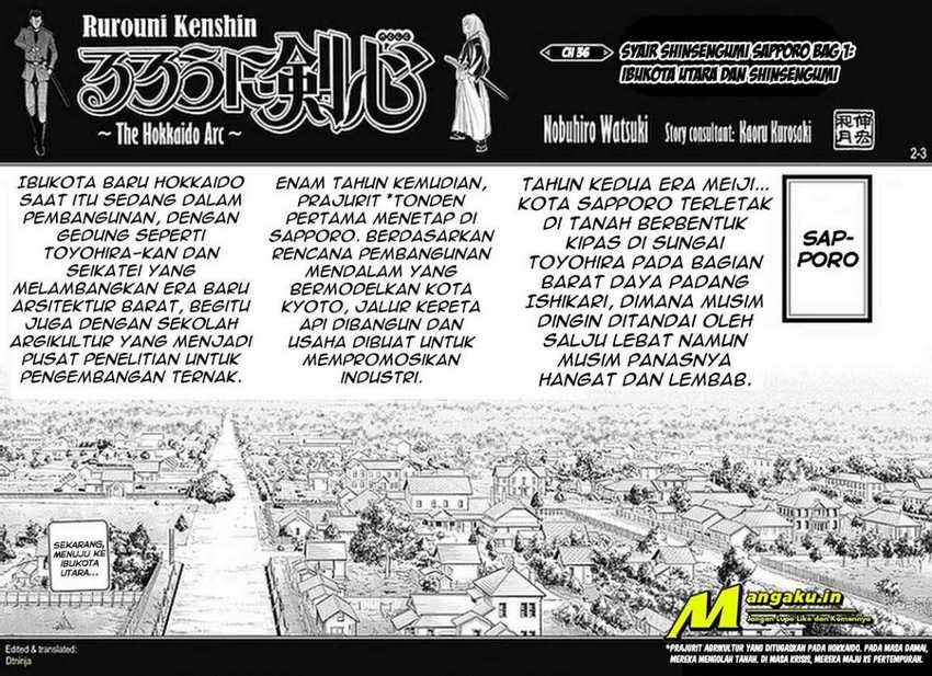 Rurouni Kenshin: Meiji Kenkaku Romantan – Hokkaido-hen Chapter 36 Gambar 3