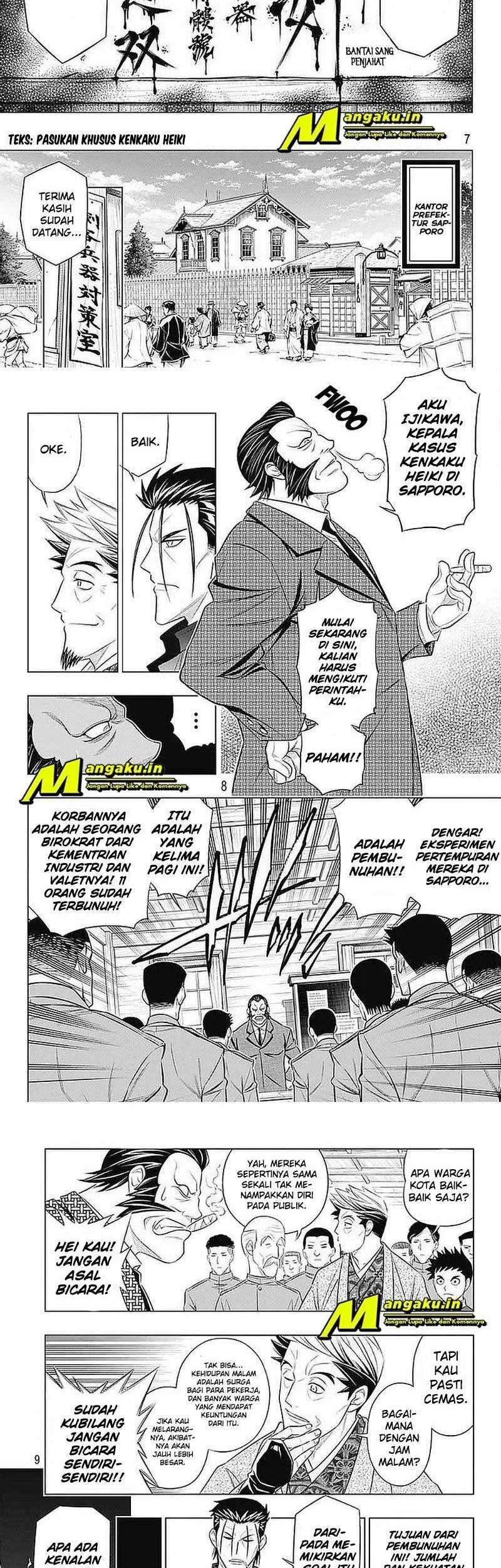Rurouni Kenshin: Meiji Kenkaku Romantan – Hokkaido-hen Chapter 36 Gambar 6