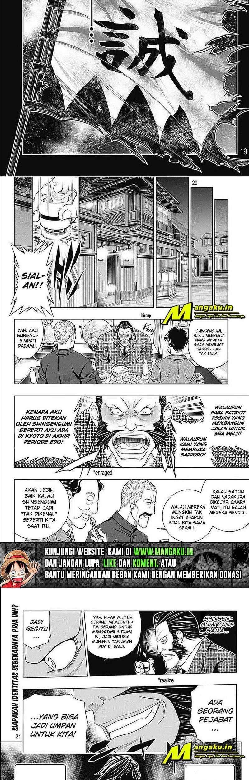 Rurouni Kenshin: Meiji Kenkaku Romantan – Hokkaido-hen Chapter 36 Gambar 13
