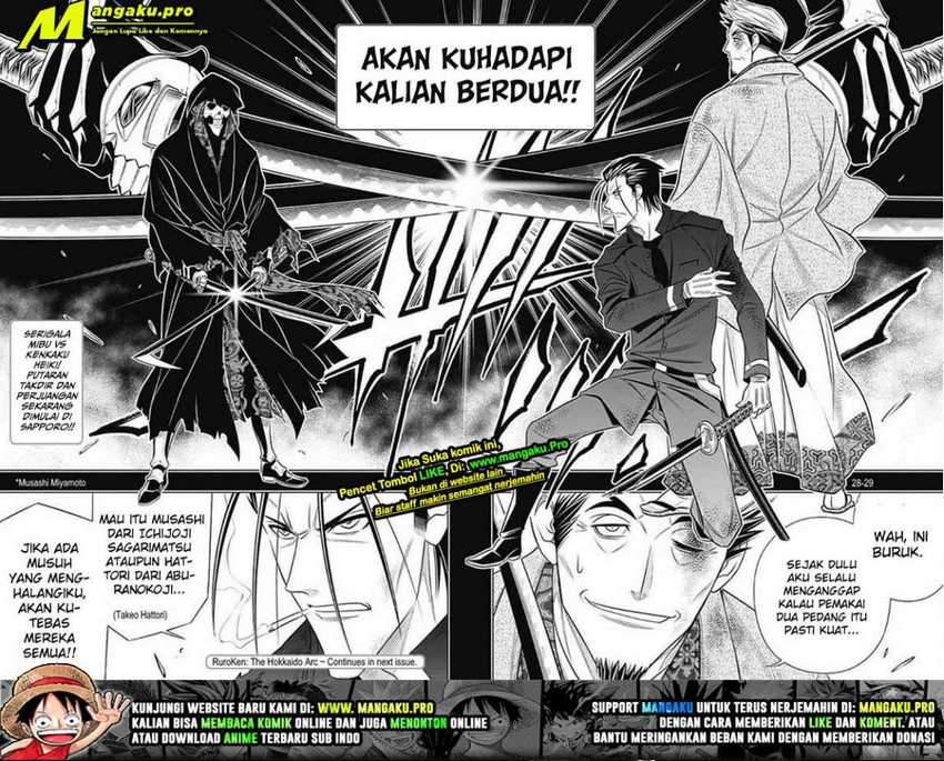 Rurouni Kenshin: Meiji Kenkaku Romantan – Hokkaido-hen Chapter 35 Gambar 18