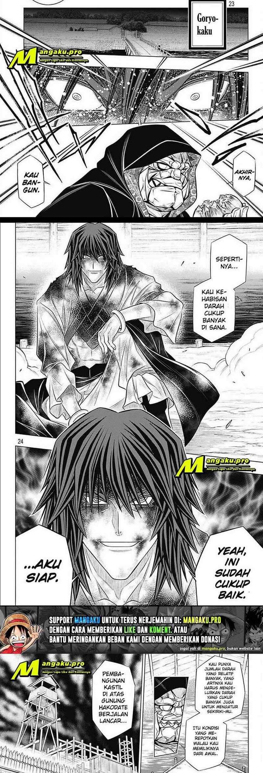 Rurouni Kenshin: Meiji Kenkaku Romantan – Hokkaido-hen Chapter 35 Gambar 15