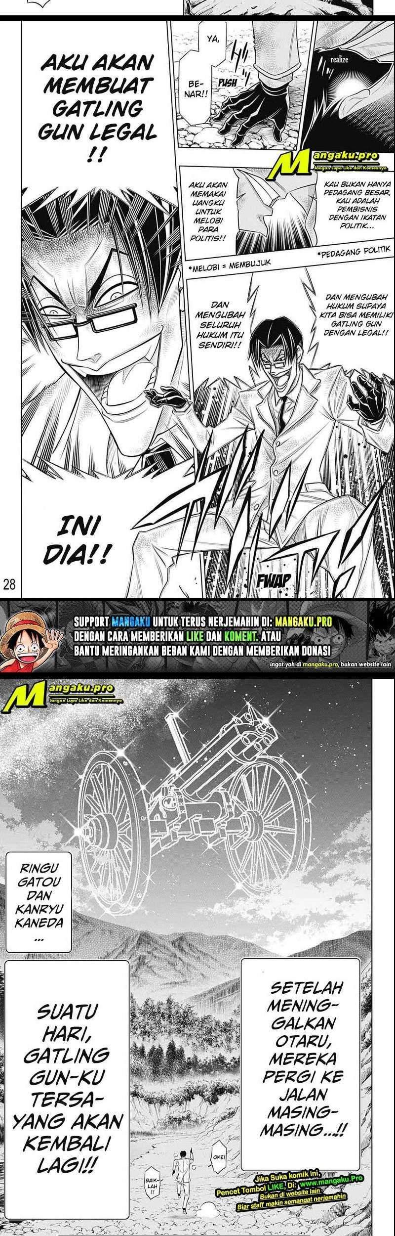 Rurouni Kenshin: Meiji Kenkaku Romantan – Hokkaido-hen Chapter 34 Gambar 17