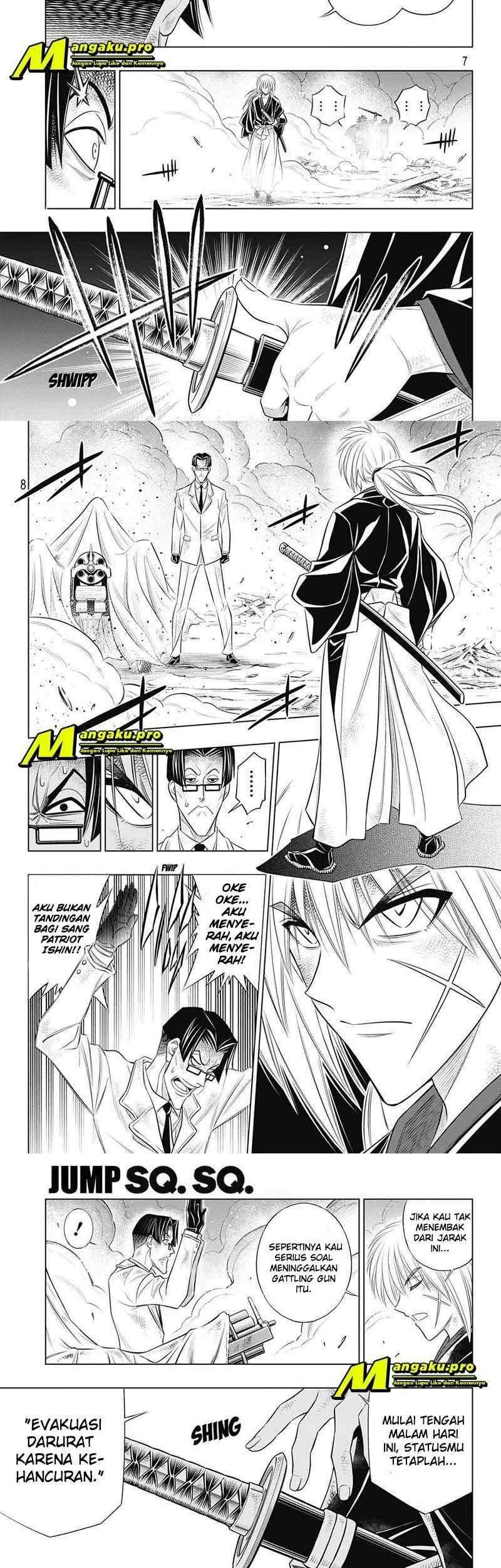 Rurouni Kenshin: Meiji Kenkaku Romantan – Hokkaido-hen Chapter 34 Gambar 5
