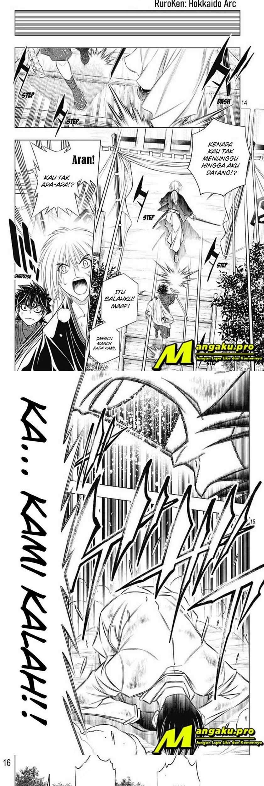 Rurouni Kenshin: Meiji Kenkaku Romantan – Hokkaido-hen Chapter 32 Gambar 9