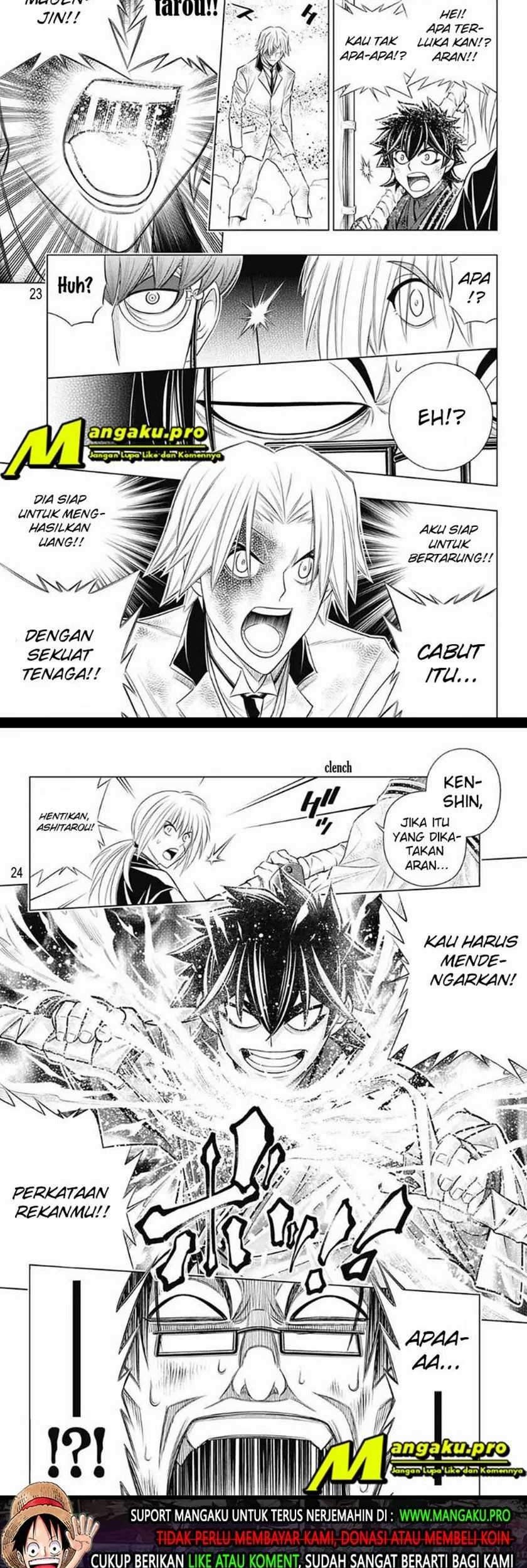 Rurouni Kenshin: Meiji Kenkaku Romantan – Hokkaido-hen Chapter 32 Gambar 14