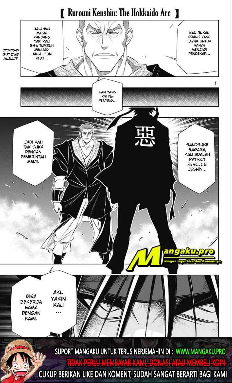 Baca Rurouni Kenshin: Meiji Kenkaku Romantan – Hokkaido-hen Chapter 30 Gambar 2
