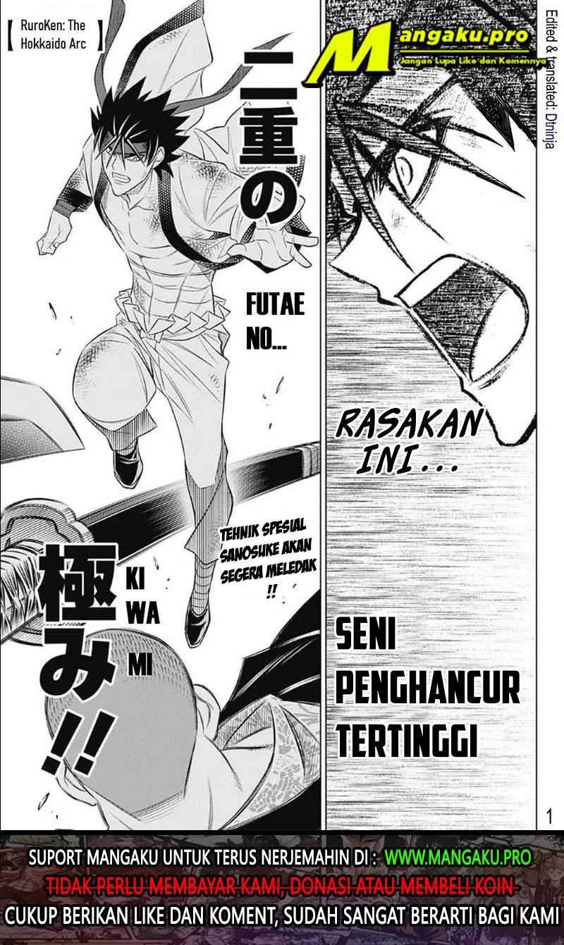 Baca Rurouni Kenshin: Meiji Kenkaku Romantan – Hokkaido-hen Chapter 28 Gambar 2