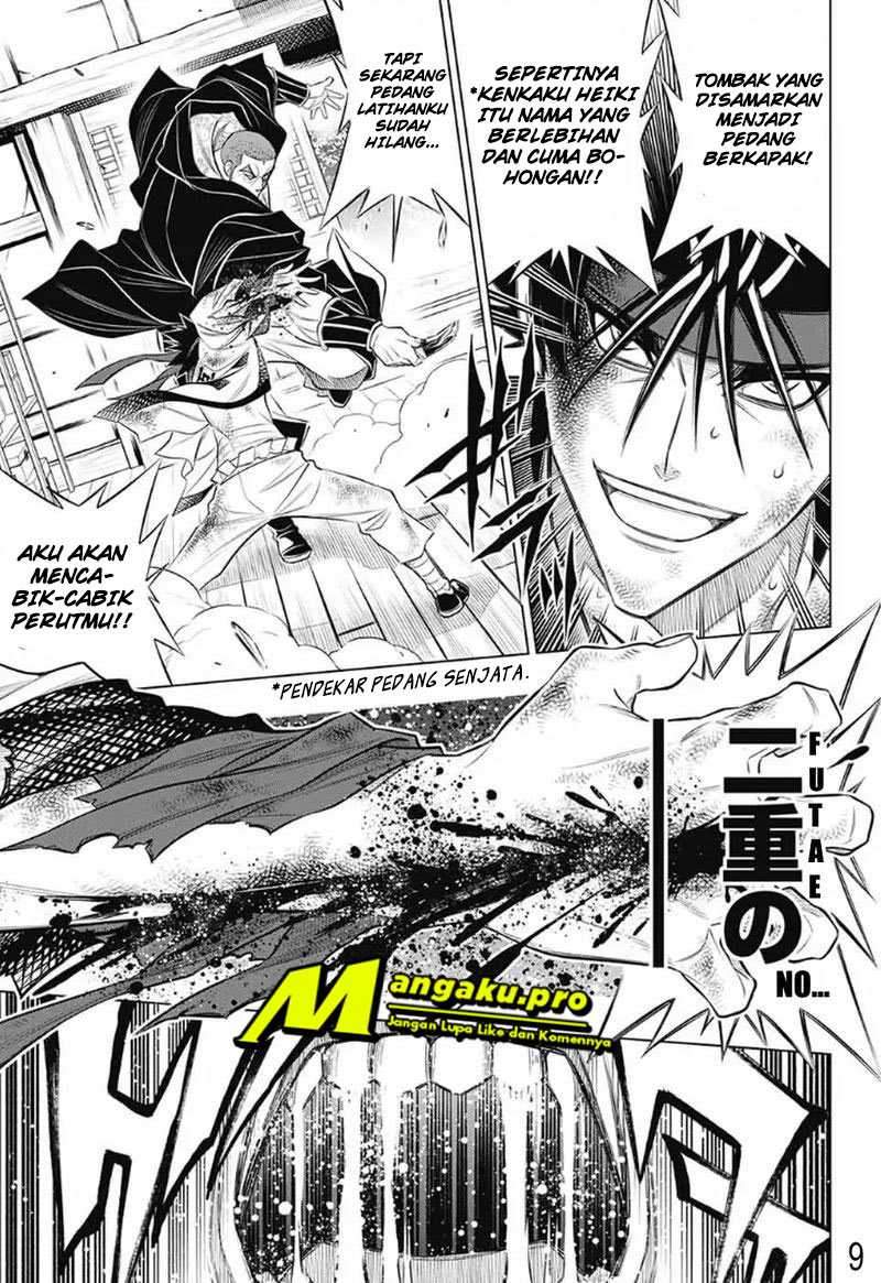 Rurouni Kenshin: Meiji Kenkaku Romantan – Hokkaido-hen Chapter 28 Gambar 9
