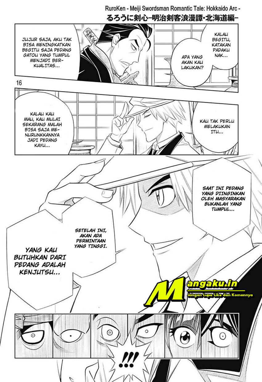 Rurouni Kenshin: Meiji Kenkaku Romantan – Hokkaido-hen Chapter 24 Gambar 17