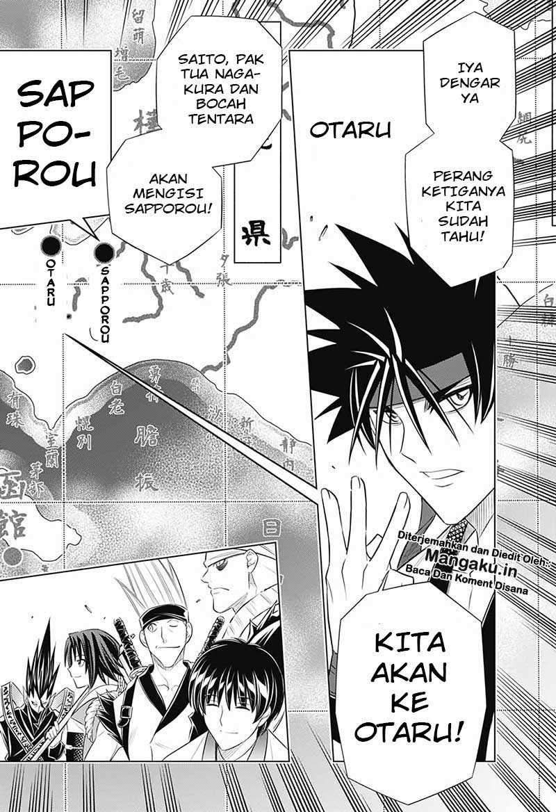 Rurouni Kenshin: Meiji Kenkaku Romantan – Hokkaido-hen Chapter 21 Gambar 23