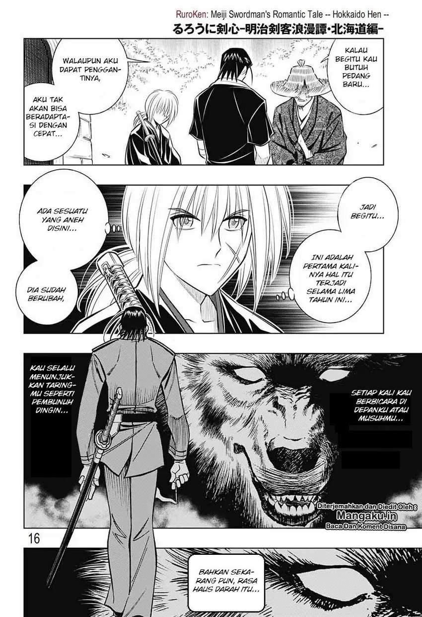 Rurouni Kenshin: Meiji Kenkaku Romantan – Hokkaido-hen Chapter 15 Gambar 16