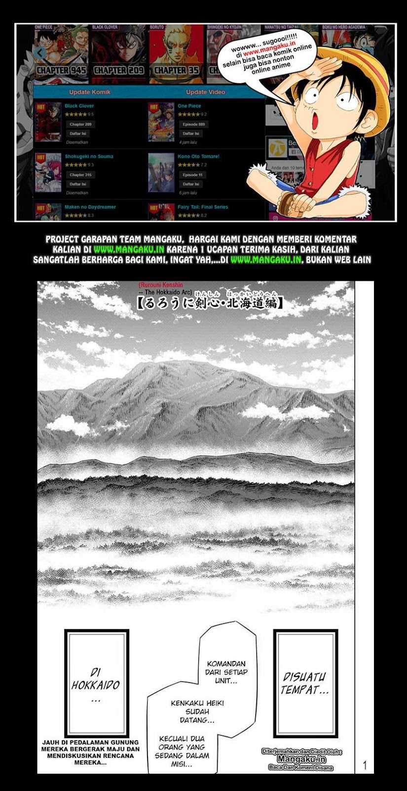 Baca Rurouni Kenshin: Meiji Kenkaku Romantan – Hokkaido-hen Chapter 15 Gambar 2