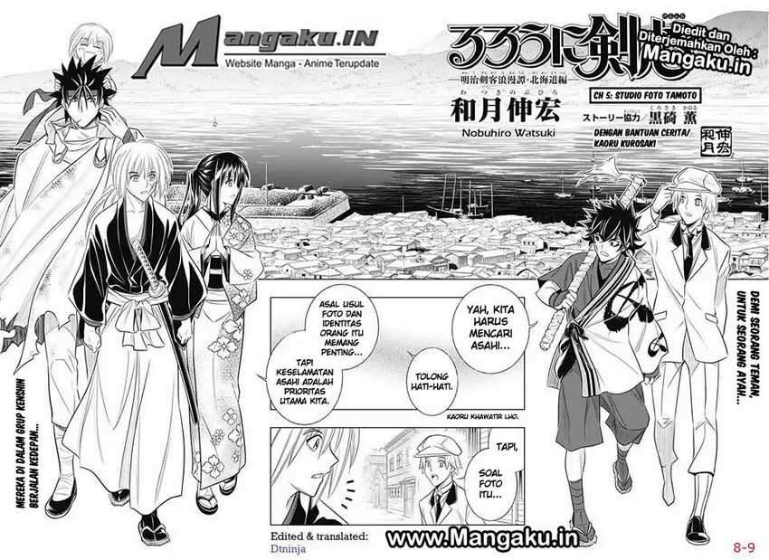 Rurouni Kenshin: Meiji Kenkaku Romantan – Hokkaido-hen Chapter 05 Gambar 9