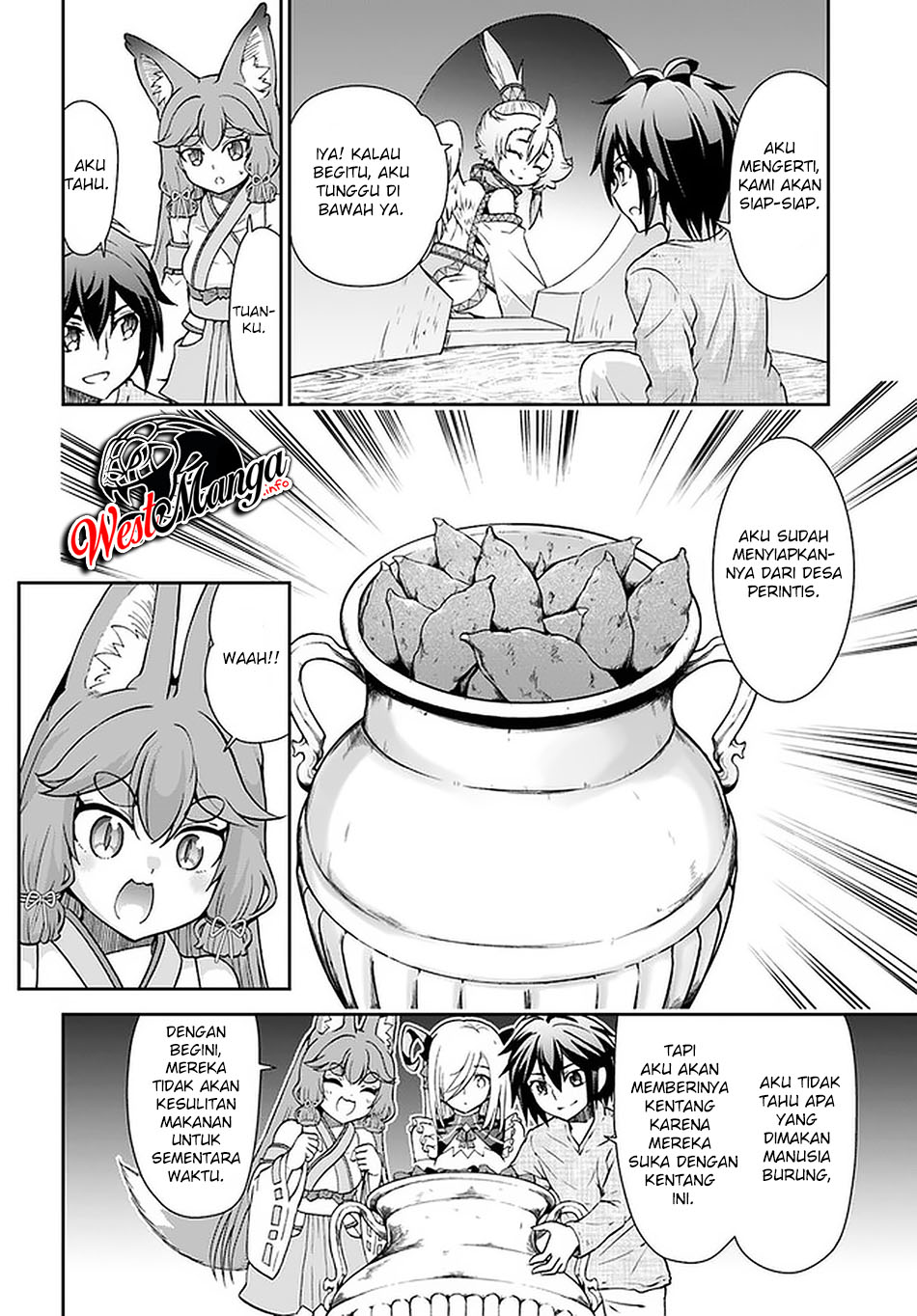 Tenohira Kaitaku Mura de Isekai Kenkokuki: Fueteku Yome-tachi to Nonbiri Mujintou Life (fix) Chapter 26 Gambar 17