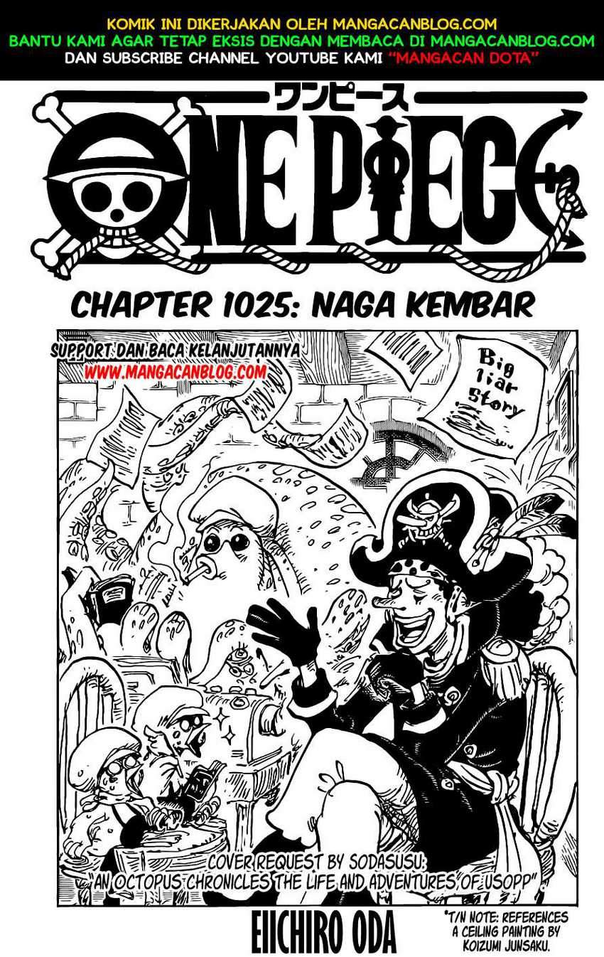Baca Komik One Piece Chapter 1025 HD Gambar 1