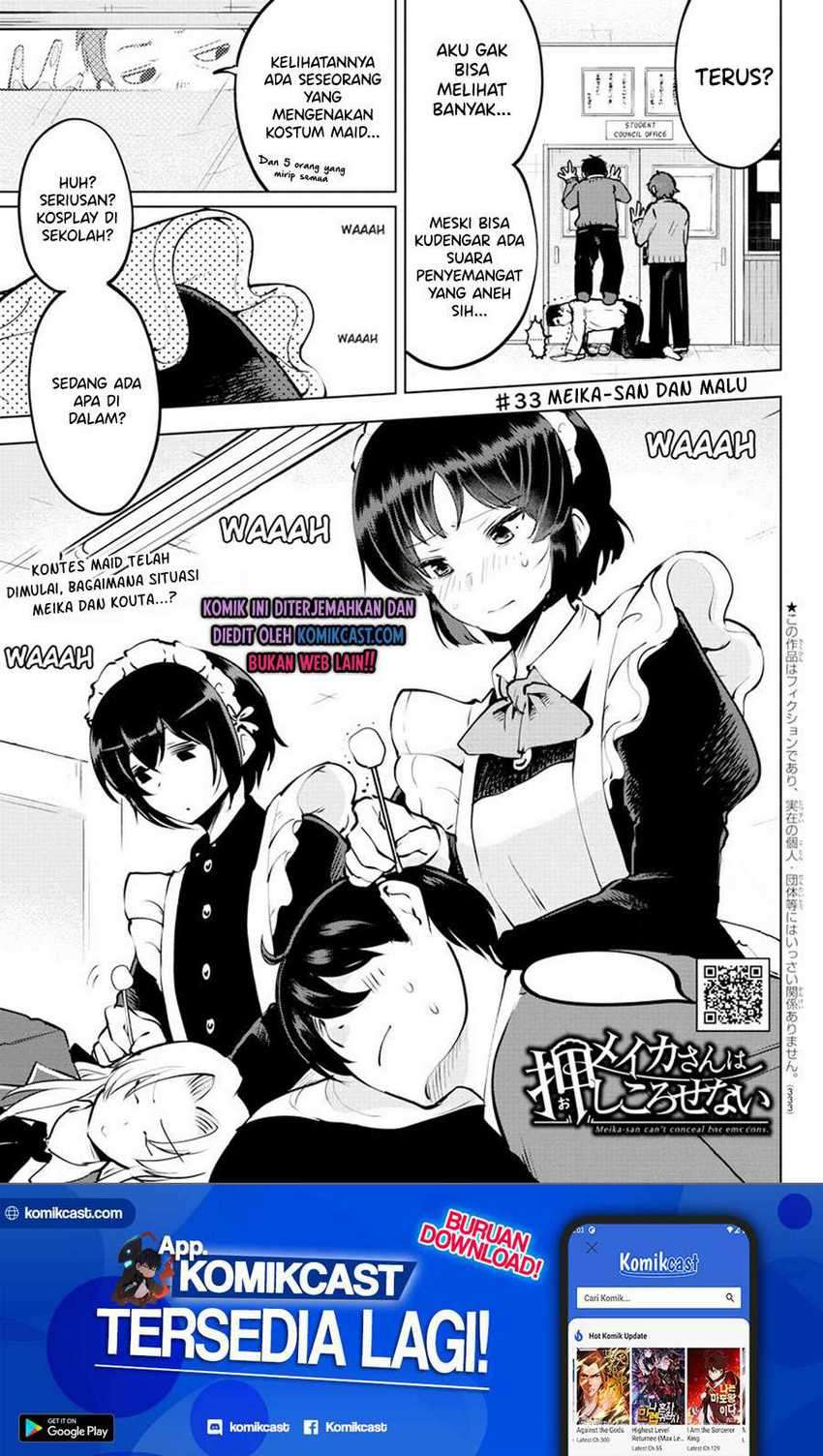 Baca Meika-san Can’t Conceal Her Emotions Chapter 33 Gambar 2