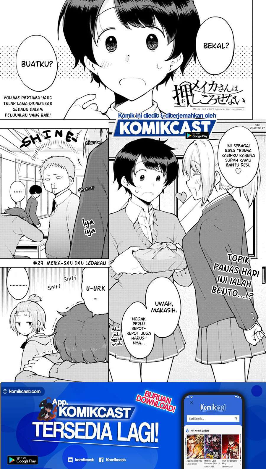 Baca  Meika-san Can’t Conceal Her Emotions Chapter 29 Gambar 2