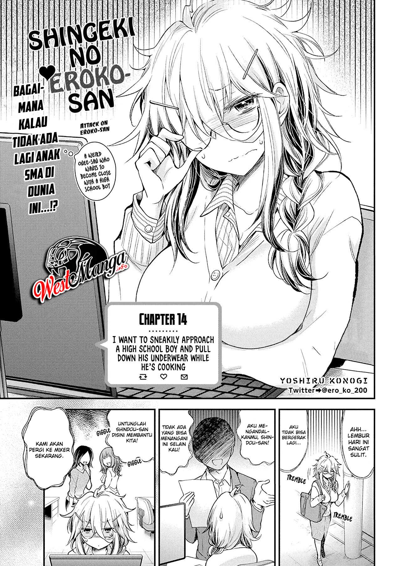 Baca  Shingeki no Eroko-san Chapter 14 Gambar 2